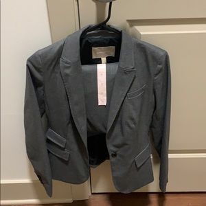 Banana republic suit gray